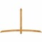 Ekena Millwork Bellingham Rough Sawn Timber Gable Bracket, Western Red Cedar, 96"W x 56"H x 2"D x 4"F, 14/12 Pitch GBW096X56X0204BEL00RWR - alternate 1